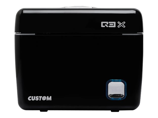 CUSTOM Q3X Belegdrucker Thermodirekt 203 dpi 80 mm mit Cutter USB RS-232 Schwarz