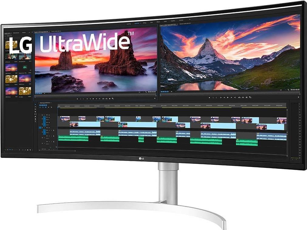 LG UltraWide 38WN95CP-W Curved Monitor 95,29 cm (38" ) (38WN95CP-W) (geöffnet)