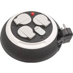 Brennenstuhl 1109220600 Verlängerungskabel 3 m 3 AC-Ausgänge Indoor Schwarz - Weiß (1109220600)