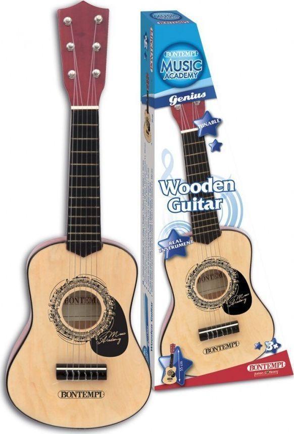 Bontempi - Wooden guitar, 55 cm (215530) (215530)