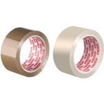 herlitz Verpackungsklebeband, 50 mm x 66 m, transparent aus Kunststoff, geräuscharm, auf großem Rollenkern (10410462)