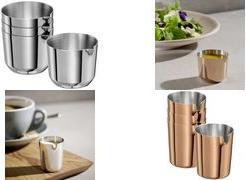 APS Ausgießer ALLURE, 40 ml, kupfer, 4er Set 18/8 Edelstahl, hochglanzpoliert, spülmaschinengeeignet, - 1 Stück (10303)