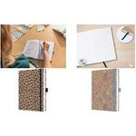 Sigel Notizbuch JOLIE Pure Wildflowers A5 liniert braun/pink/blau/lila Hardcover 192 - A5 (JN853)