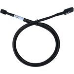 BlueLAN internes MiniSAS Hybrid Kabel, passiv, Mini-SAS HD (SFF-8643) auf Mini-SAS (SFF-8087), Impedanz = 100 Ohm, bis zu 6 Gbps Datenraten, AWG30, 1 Meter (BLIS4387-100CM)