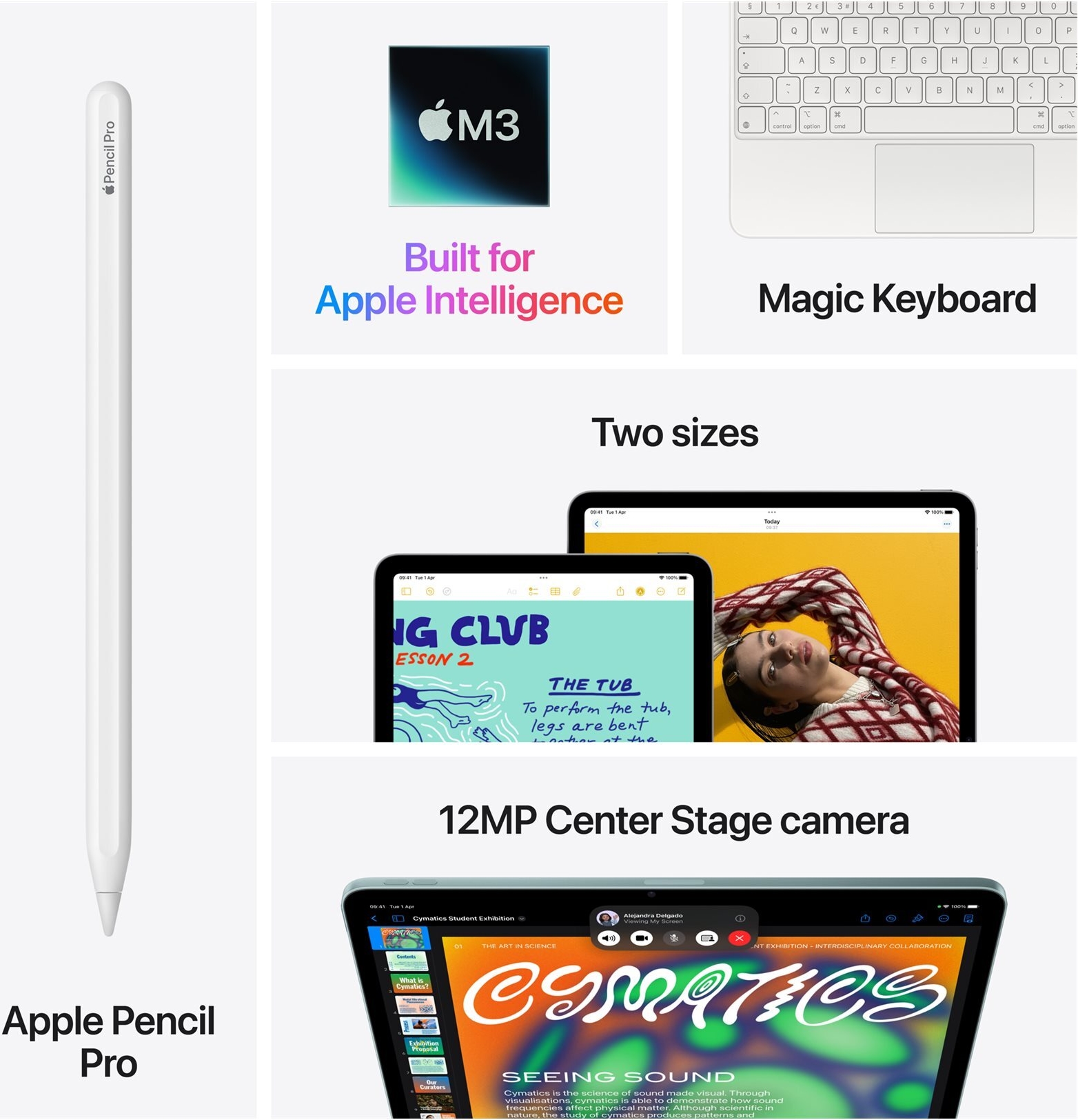 Apple iPad Air 11" M3 Wi-Fi 128 GB 8 GB RAM Polarstern