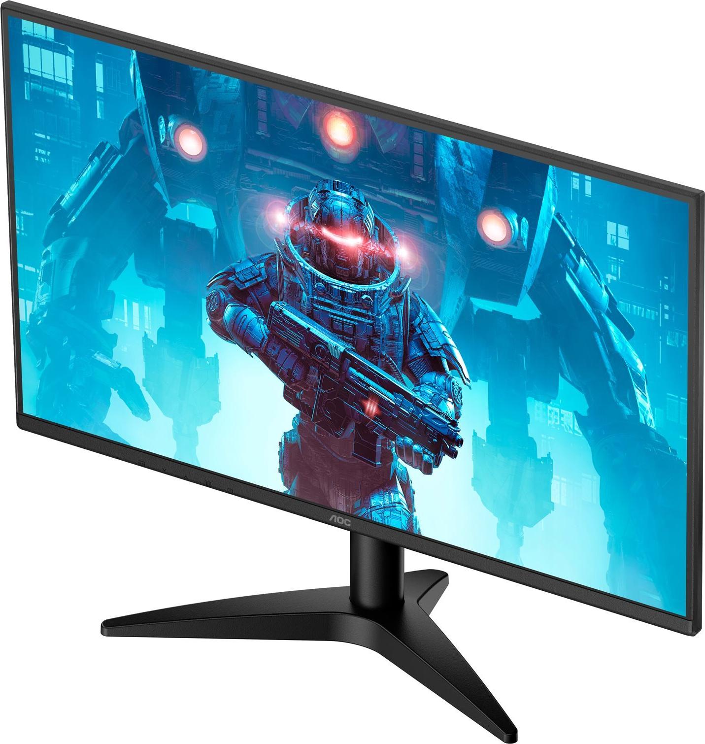 AOC Basic-line Q24B36X - B3 Series - Gaming LED-Monitor - 61 cm (24") (23.8" sichtbar) - 2560 x 1440 QHD @ 144 Hz - IPS - 300 cd/m² - 1300:1 - HDR10 - 0.5 ms - HDMI, DisplayPort - Schwarz (Q24B36X)
