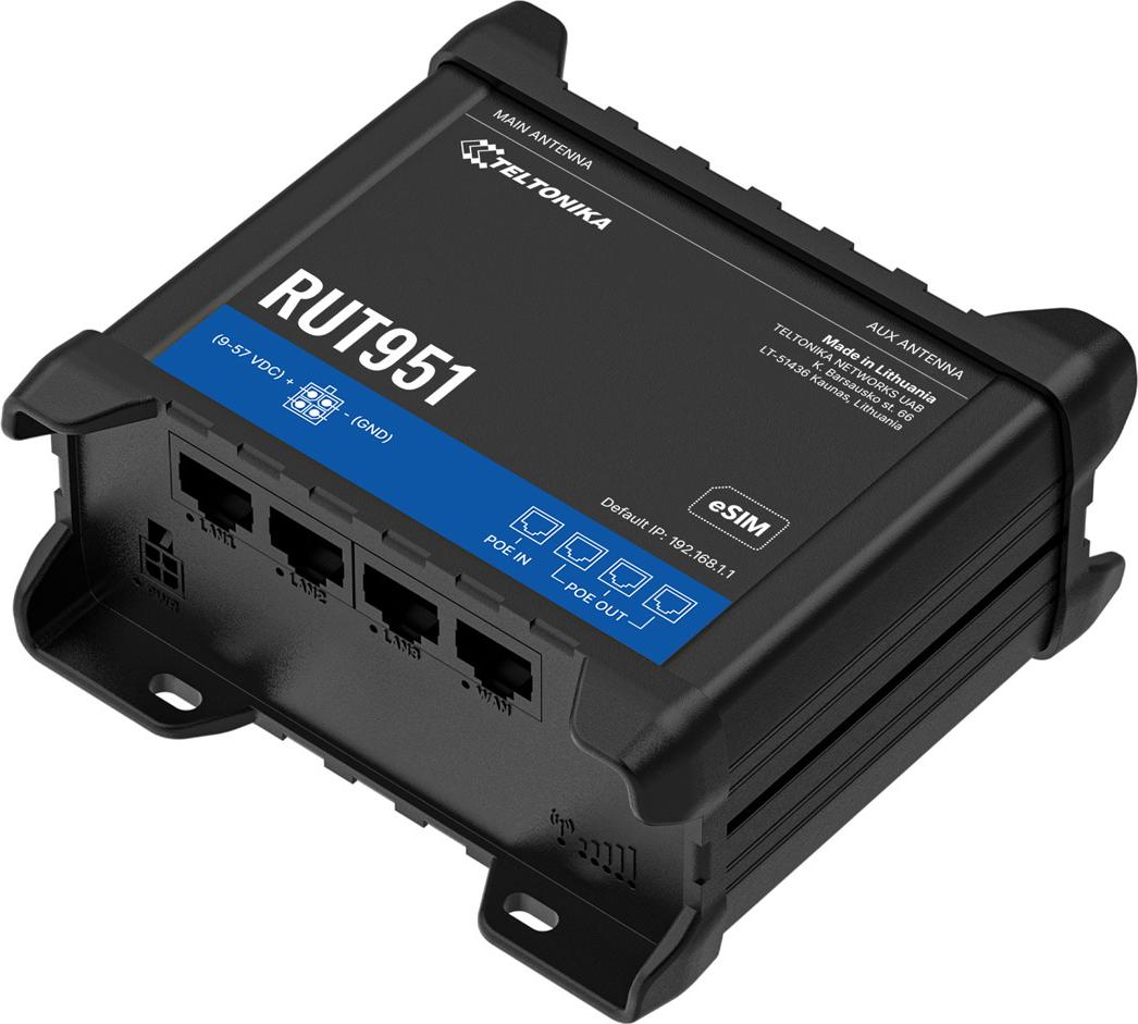 Teltonika RUT951 Wireless Router Schwarz