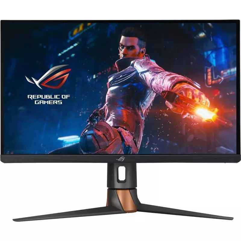 ASUS ROG Swift PG27AQN LED-Monitor 68,6 cm (27 Zoll) 2560 x 1440 Pixel Wide Quad HD Grau [Energieklasse G] (90LM0820-B01370) (geöffnet)