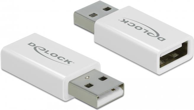 DELOCK USB 2.0 Adapter Typ-A Stecker zu Typ-A Buchse Datenblocker