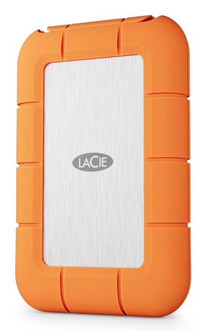 LaCie Rugged SSD4 Externe SSD 4 TB USB-C Orange, Silber