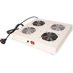 ROLINE 19 Zoll Dachlüftereinheit 2 Lüfter ON/OFF grau (26.21.0299)