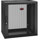 APC NetShelter WX AR112SH4 Wandmontiertes Rack-Gehäuse 12U 400 mm tief Schwarz