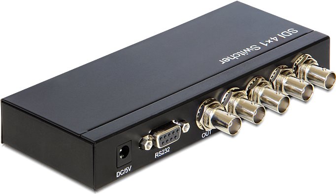 Delock 3G-SDI Switch 10,20cm (4") > 1 out (93251)