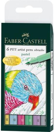 Faber-Castell 167163 Fineliner Fettdruck Mehrfarbig 6 Stück(e) (167163)