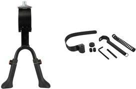 FISCHER Fahrrad-Zweibeinständer, 24"-28" (60,96-71,12 cm) stabile Alu-Ausführung, mit extra breiter Standfläche und - 1 Stück (85994)