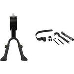 FISCHER Fahrrad-Zweibeinständer, 24"-28" (60,96-71,12 cm) stabile Alu-Ausführung, mit extra breiter Standfläche und - 1 Stück (85994)