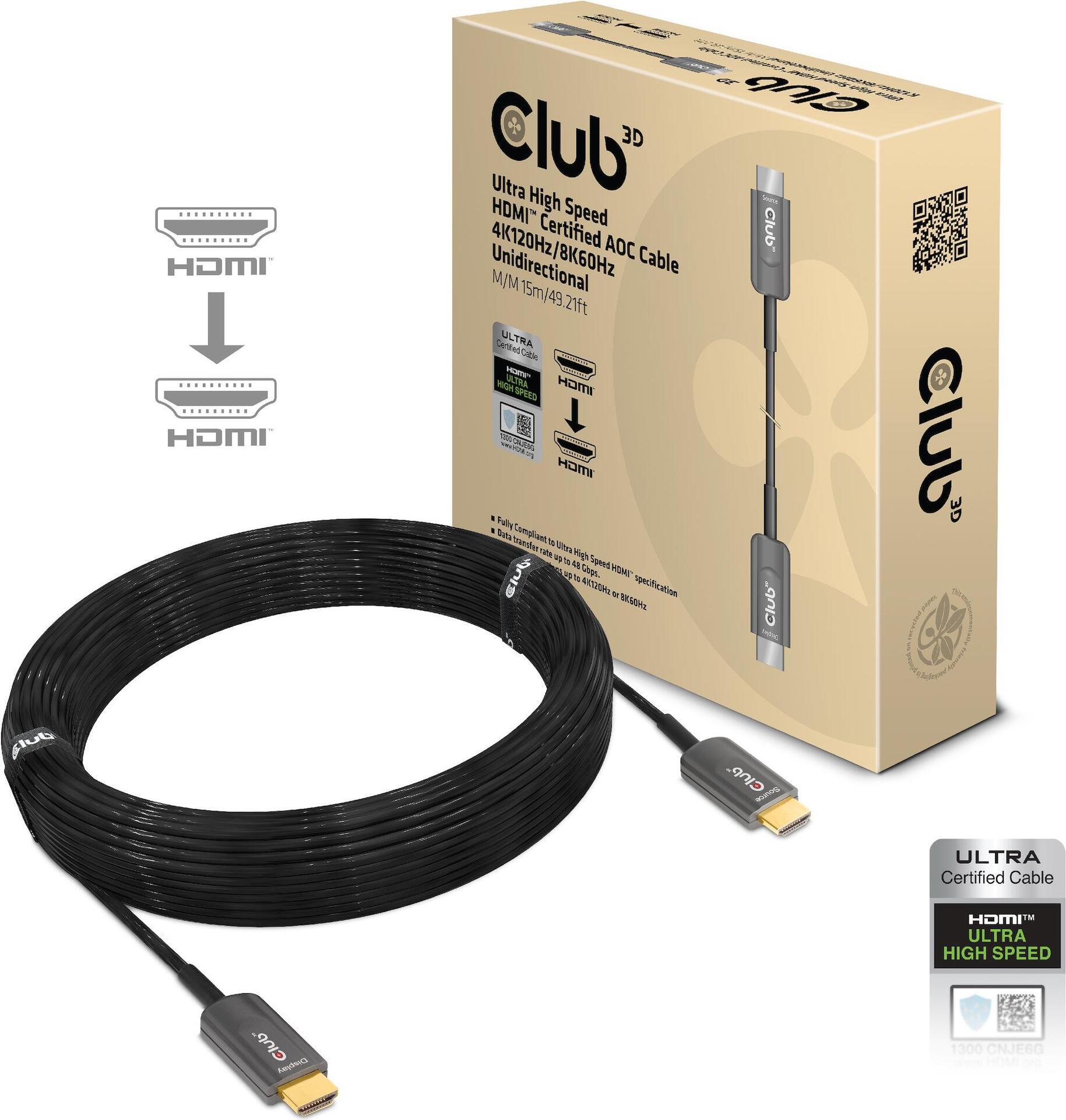 Club 3D CAC-1377 Ultra High Speed HDMI-Kabel (CAC-1377)
