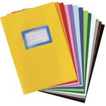 herlitz Heftschoner DIN A5, geprägt (Bast), PP, gelb mit aufgeklebtem Beschriftungsetikett - 25 Stück (5205018)