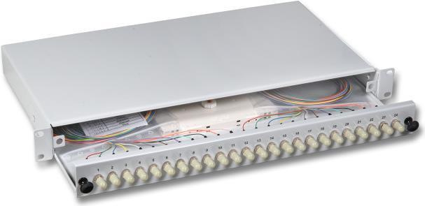 EFB-Elektronik Spleißbox ST 50/125µ OM2 nicht ausziehbar 24 Pigtails/24 Kuppl. Hersteller: EFB Elektronik (B70006.24)
