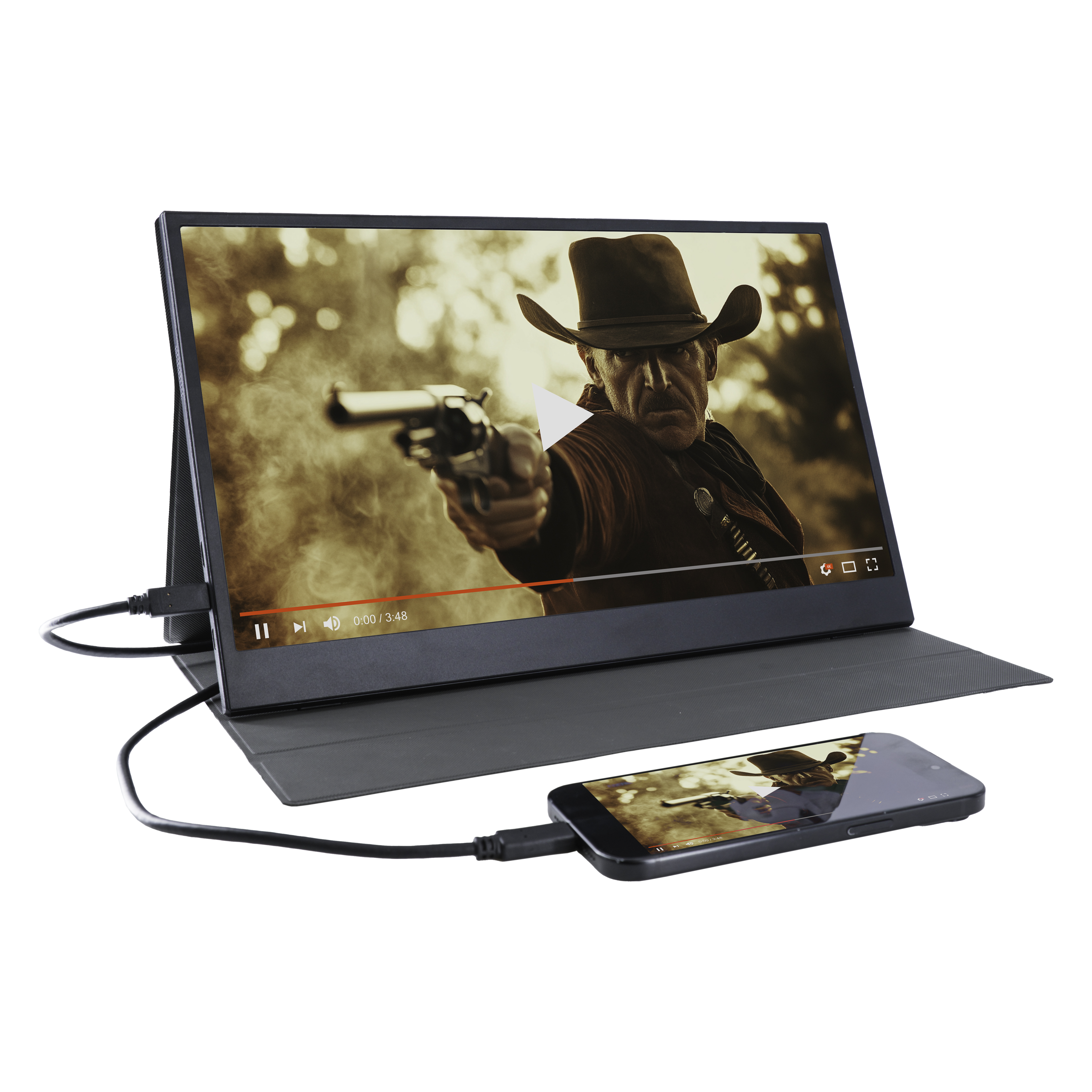 DENVER PMO-15604 15.6" IPS Monitor 1920 x 1080 Schwarz