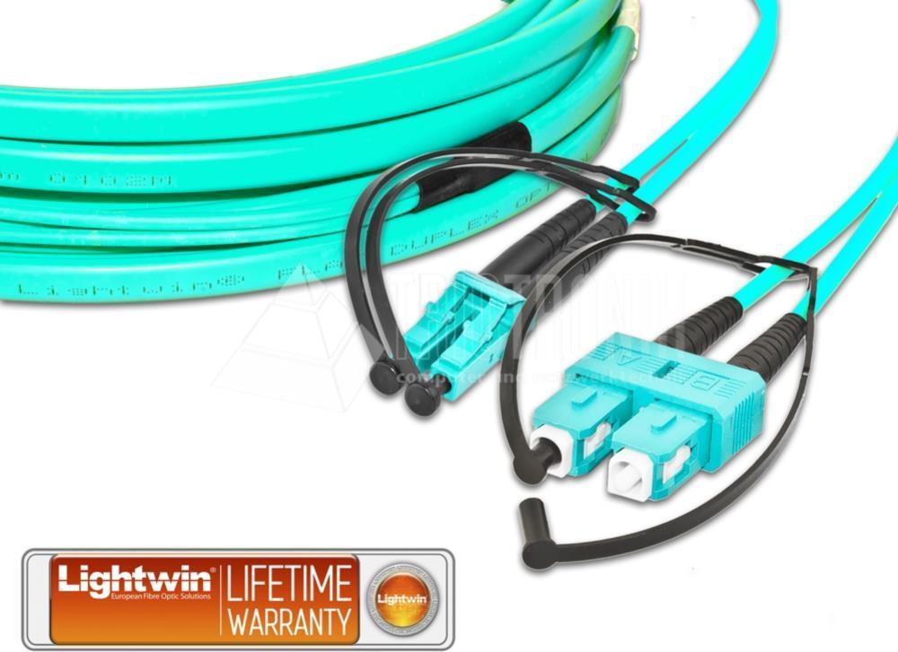 Lightwin LDP-50 LC-SC 10.0 OM3 FD Glasfaserkabel 10 m Aqua-Farbe (LDP-50 LC-SC 10.0 OM3 FD)