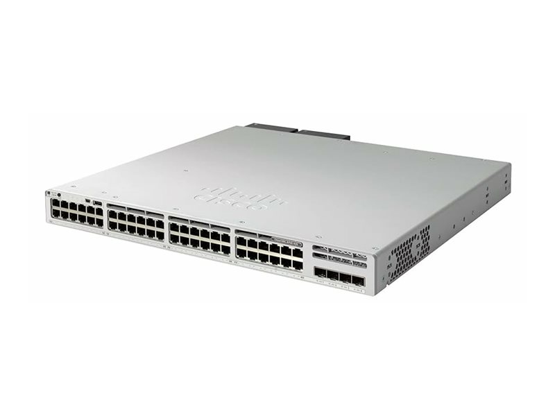 Cisco Catalyst 9300L 48 x 10/100/1000 PoE+ + 4 x 10 Gigabit SFP+ L3 Managed Switch Grau