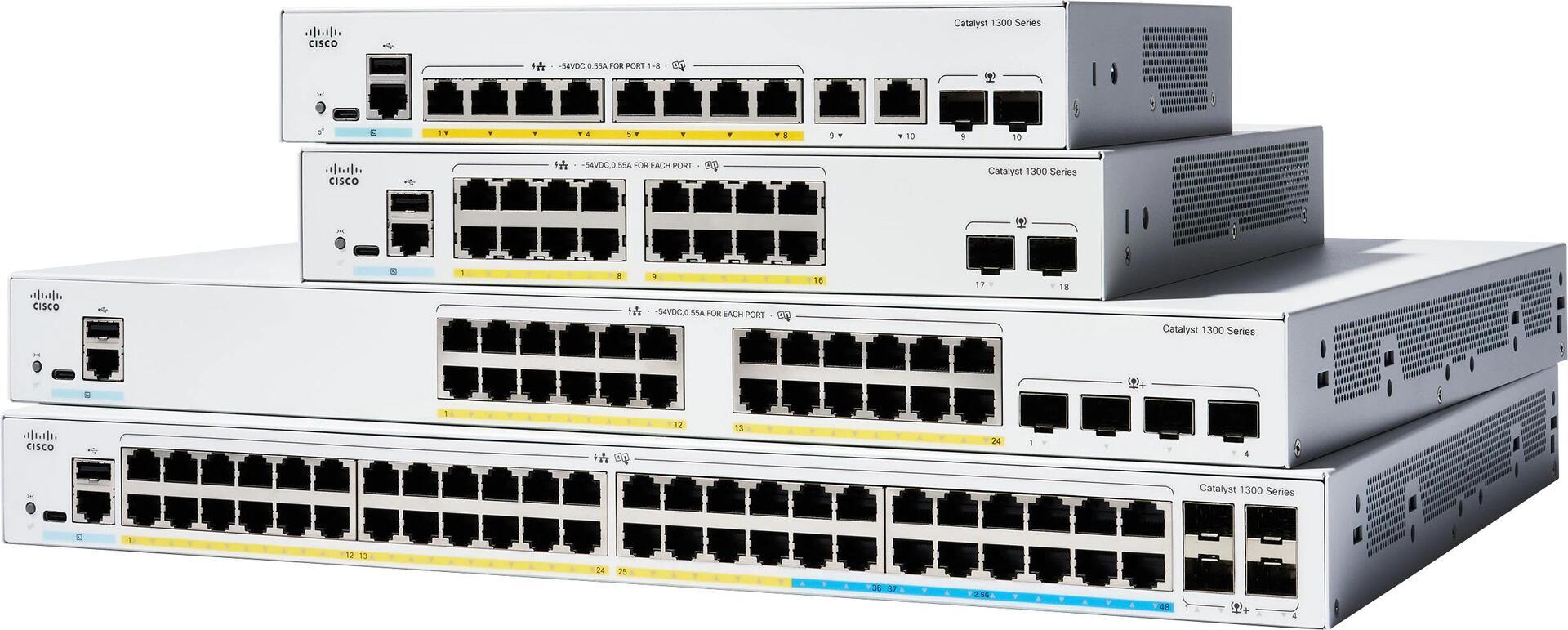 CISCO CATALYST 1300 48-PORT GE POE 4X1G SFP (C1300-48P-4G) (geöffnet)