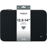Mobilis Skin Notebooktasche 35,6 cm (14" ) Schutzhülle Schwarz - Grau (049013)