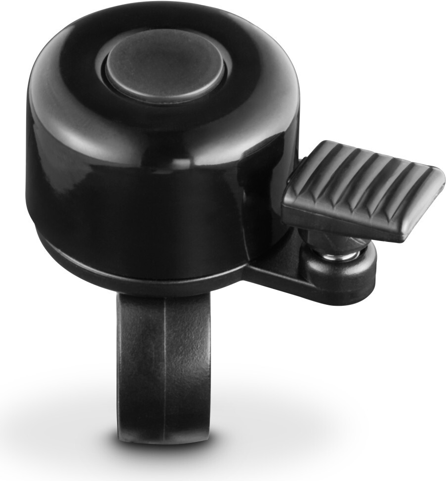 Hama Fahrradklingel, klein, leichte Miniglocke, ? 3,5 cm, Schwarz (00178141)