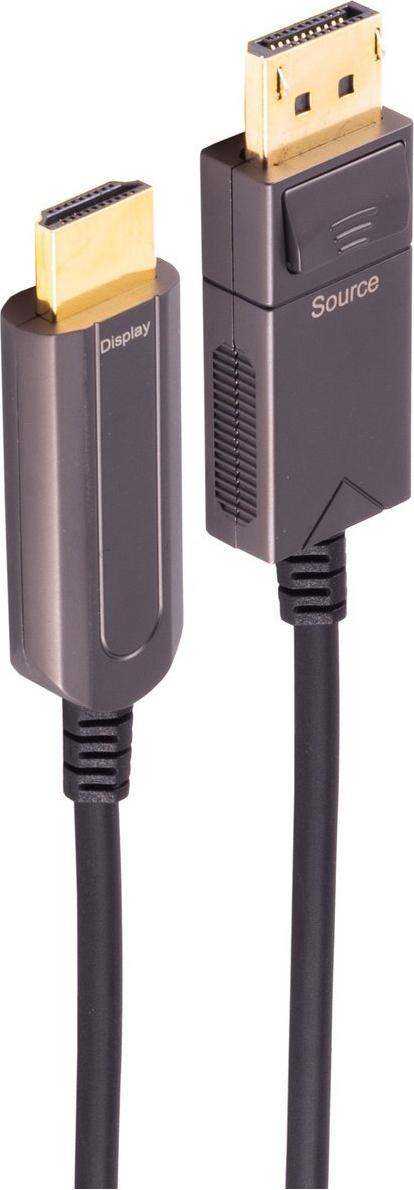 shiverpeaks ®--Displayportkabel-Optisches Glasfaser DisplayPort Adapterkabel, HDMI-A, 4K60, 30m (BS30-20485)