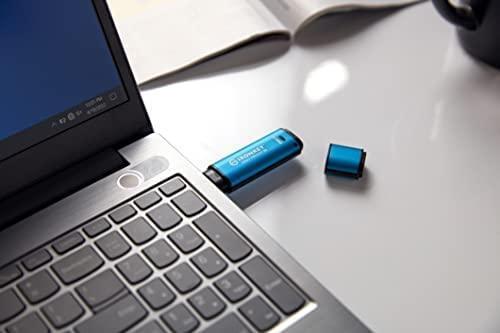 Kingston IronKey Vault Privacy 50 16 GB USB-Stick AES-256 FIPS 197 Blau