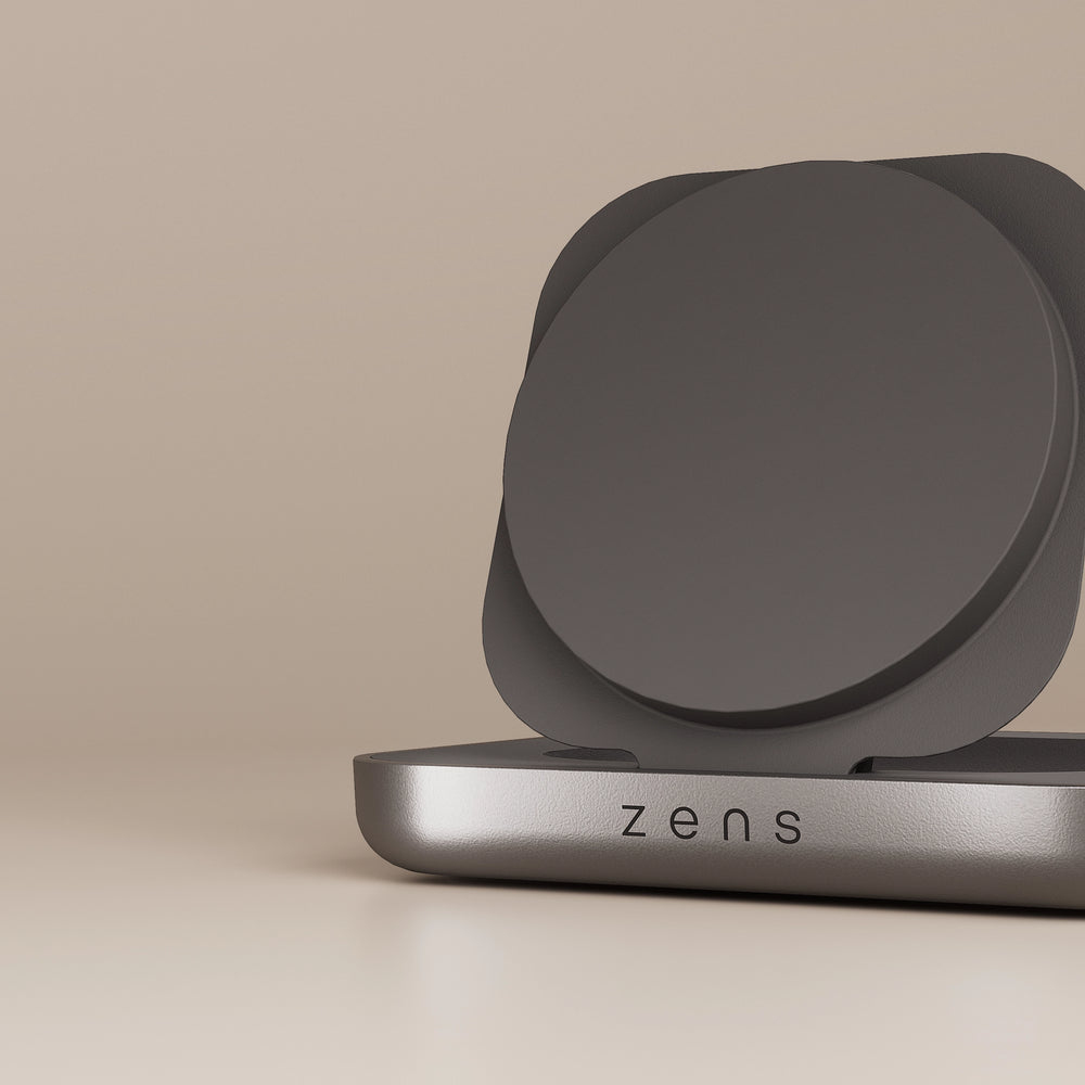 Zens Magnetic Nightstand Charger Kabelloses Laden USB Typ-C Schwarz