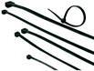 ACT Cable ties - black, length 385 mm, width 4.8 mm. Length: 385 mm Cable tie black 385/4.8mm