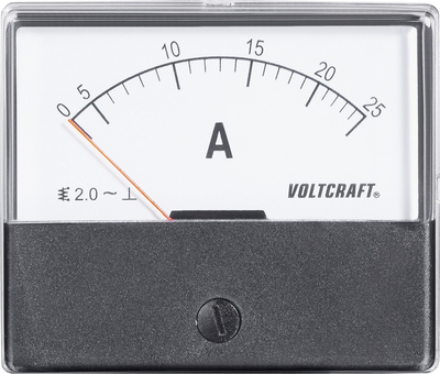 Voltcraft AM-70X60/25A Einbau-Messgerät AM-70X60/25A 25 A Dreheisen (AM-70X60/25A)