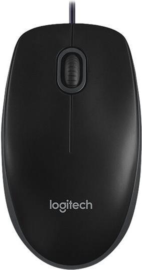 Logitech Desktop MK120 Tastatur-und-Maus-Set USB Schwarz