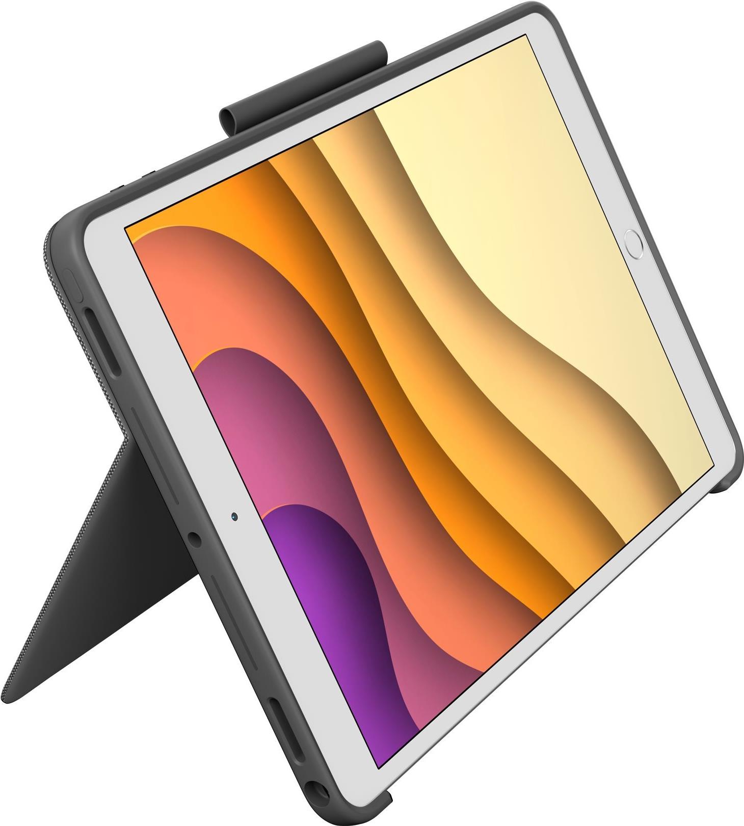 Logitech Combo Touch Tastatur und Foliohülle mit Trackpad für iPad Pro 13" (2024) QWERTZ Smart Connector Graphite