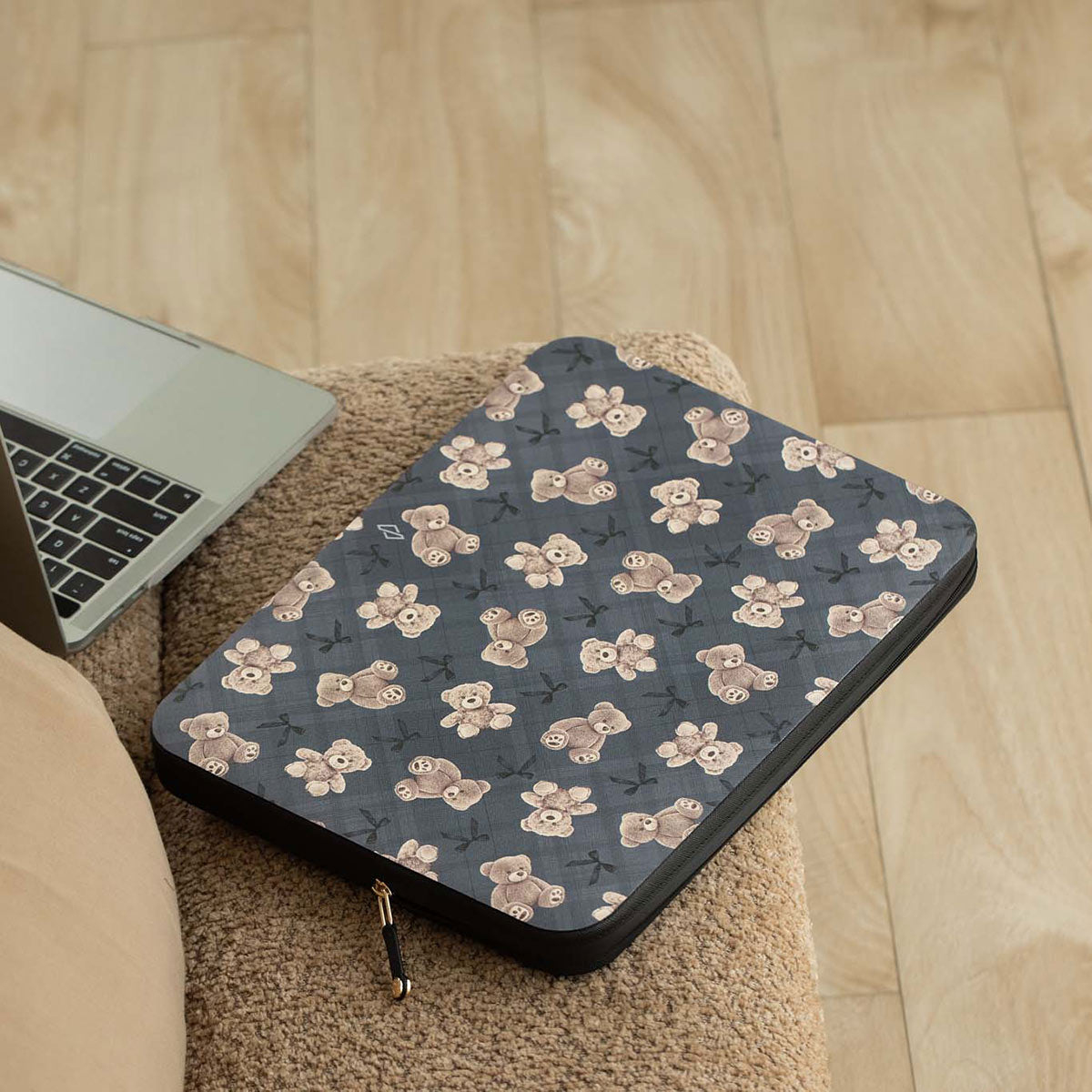 Burga Laptop Sleeve BFF 13" Schutzhülle Leder Grau