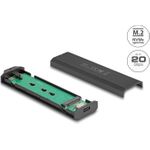 Delock Externes USB Type-C 20 Gbps Combo Gehäuse für M.2 NVMe PCIe oder SATA SSD (42031)