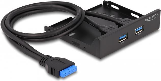 Delock 3.5" Front Panel > 2 x USB 3.0 (63994)