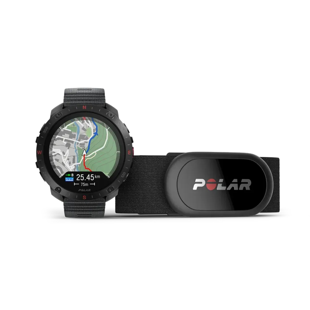 POLAR Grit X2 Pro Smartwatch 1.39" AMOLED 32 GB GPS Schwarz