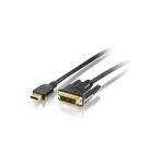 HDMI-Kabel Equip HDMI-St - DVI (18+1) St 3,0m schwarz (119323)