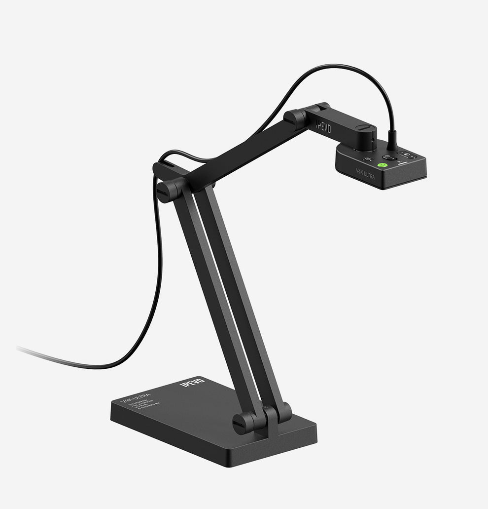 IPEVO V4K ULTRA 13 MP USB Dokumentenkamera Schwarz