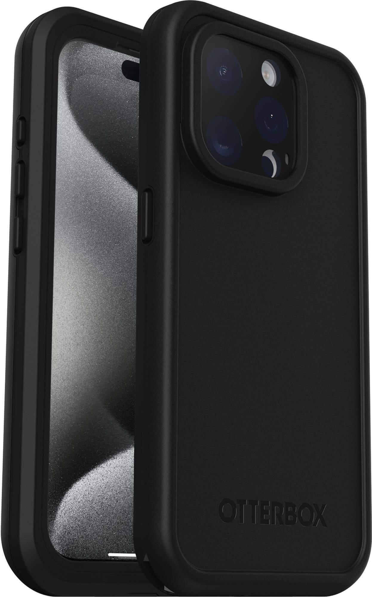 OtterBox Fre MagSafe Hülle für iPhone 15 Pro schwarz (77-93405)