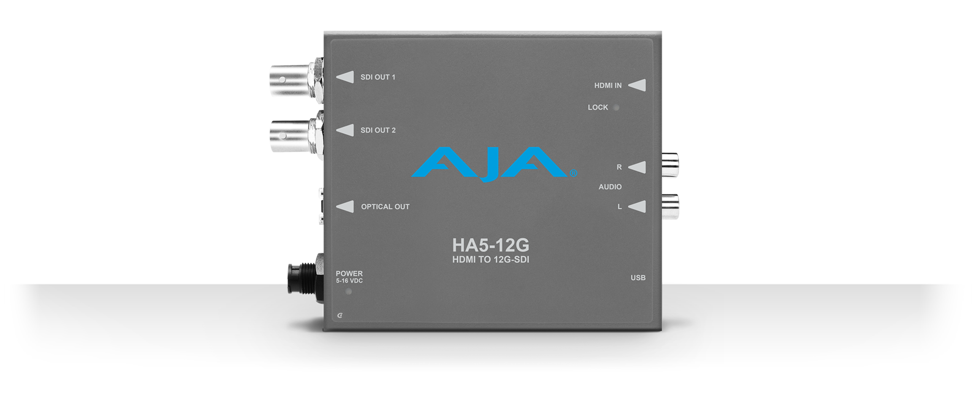 AJA HA5-12G Videosignal-Konverter Aktiver Videokonverter 4096 x 2160 - - (HA5-12G)