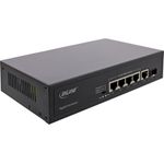 InLine PoE+ Gigabit Netzwerk Switch 5 Port 4x 1xSFP 1Gb/s Desktop Metall (32305R)