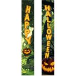 EUROPALMS Halloween Banner, Geisterwald, 2er-Set, 30x180cm (80164207)
