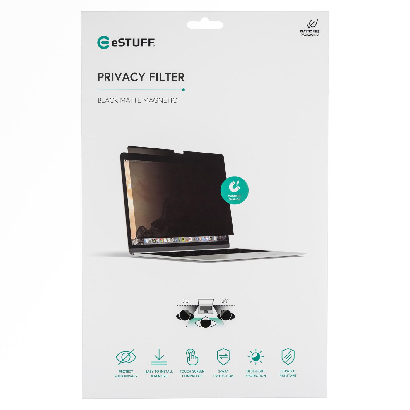 Gearlab Magnetic Privacy Filter 16" für Apple MacBook Pro 16 Schwarz