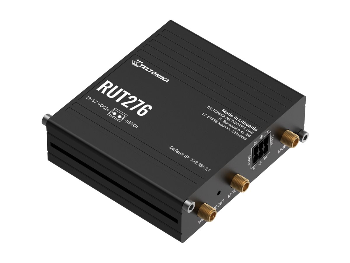 Teltonika RUT276 5G WLAN-Router Schwarz