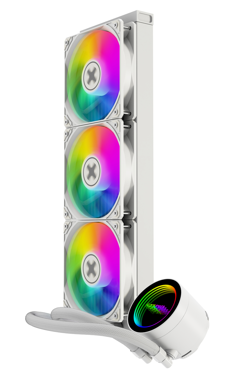 Xilence Gaming Series LiQuRizer LQ360W ARGB 360 mm Wasserkühlung Weiß