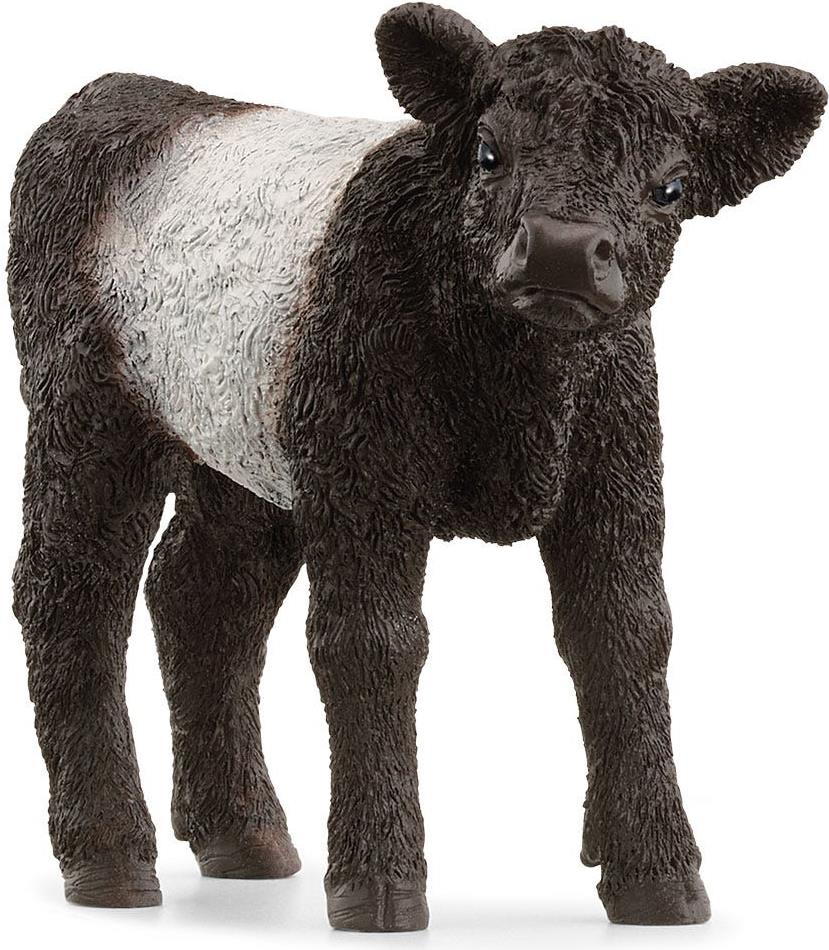 schleich Farm World Galloway Kalb. Empfohlenes Alter in Jahren (mind.): 3 Jahr(e), Produktfarbe: Schwarz, Weiß (13969)